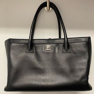 CHANEL calfskin Tote